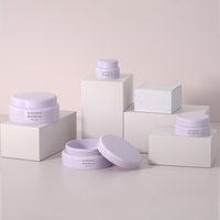 Bouteille de crème de taille d'essai luxueuse de 5g emballage de crème pour les yeux à une couche à la mode de 10g boîte de crème de 30g bouteilles en plastique de 50ml