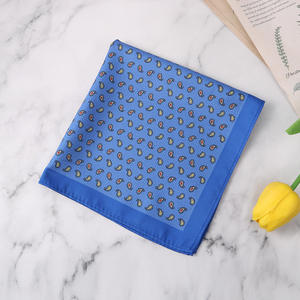 남성 캐주얼 스타일 플로럴 패턴 스퀘어 스카프-폴리에스터 디지털 프린트 빠른 건조 사계절 신준다 브랜드 중국 도매 - Product Image 2