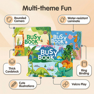 Livre d'activités Montessori pour la petite enfance : Ferme, Dinosaures, Monde marin – Jouet éducatif pour garçons et filles, idéal pour les anniversaires - Product Image 2