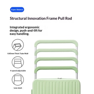 Ensemble de valises de <span class=keywords><strong>voyage</strong></span> rigides antivol, légères, étanches, à 4 roues, avec poignée large en PC/ABS, personnalisables en gros - Product Image 3