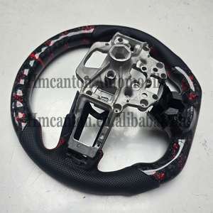 Nuevo Producto, Volante Deportivo de Fibra de Carbono Forjada con Agarre de Cuero Perforado para Ford Mustang - Product Image 6