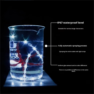 Tira de Luz <span class=keywords><strong>LED</strong></span> para Letreros Publicitarios, Tira Luminosa de 12v 2835 30leds, Impermeable, Flexible, de Alta Luminosidad, para Interiores - Product Image 5