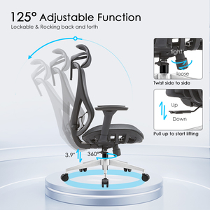 Sillas de oficina reclinechair hiện đại thoải mái Ergonomic chất lượng ghế văn phòng đầy đủ lưới ghế cho thiết bị văn phòng - Product Image 3