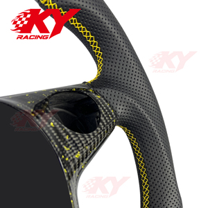 Accessoires intérieurs pour Ford Focus ST RS Mk3, volant personnalisé en fibre de carbone - Product Image 3