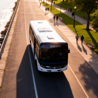Mini-bus diesel 85KW neuf à ressorts à lames, 10-23 places, pour transport de passagers