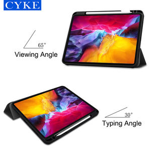 Étui pour tablette personnalisable CYKE avec emplacement pour stylet, support intelligent, coque arrière en TPU pour <span class=keywords><strong>Apple</strong></span> <span class=keywords><strong>iPad</strong></span> <span class=keywords><strong>Pro</strong></span> <span class=keywords><strong>11</strong></span> pouces 2021 - Product Image 5