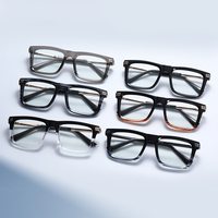 Vente en gros de lunettes de protection contre la lumière bleue classiques personnalisables, tendance, populaires, style Ins, montures carrées unisexes