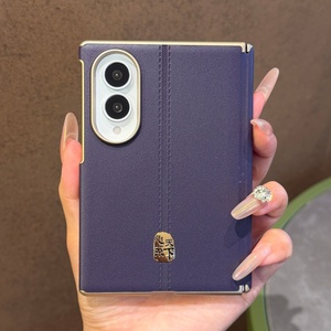 เคสโทรศัพท์หนัง PU ชุบเคลือบอย่างดี พร้อมแม่เหล็ก สำหรับ Samsung Z Fold 8 Ultra รองรับการชาร์จไร้สาย ป้องกันแรงกระแทก - Product Image 1