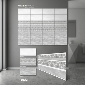Carreaux muraux en céramique moderne OEM ODM 300x600mm, mosaïque numérique émaillée, briques réfractaires pour murs intérieurs, salles de bain et décoration extérieure - Product Image 3