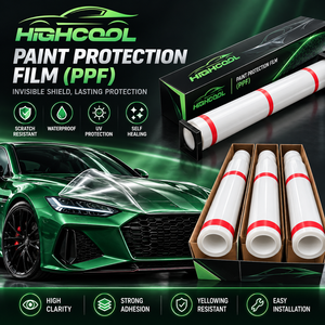 HIGHCOOL - Película Protectora de Pintura Transparente de TPU de 1.52*15m, Autoregenerable, Hidrofóbica, de Alto Brillo, para Protección de la Carrocería del Automóvil - Product Image 1