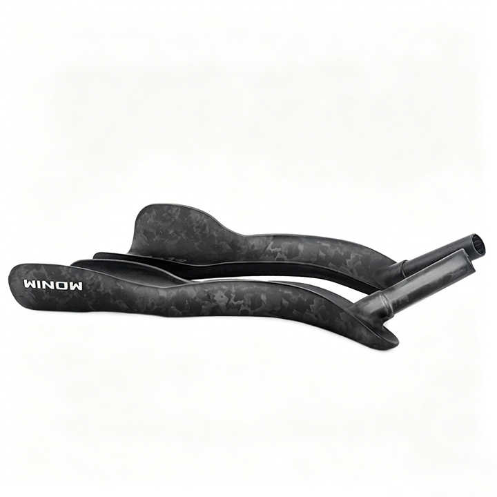 WINOWTTT 新型カーボンファイバー自転車レストTTハンドルバー クリップ