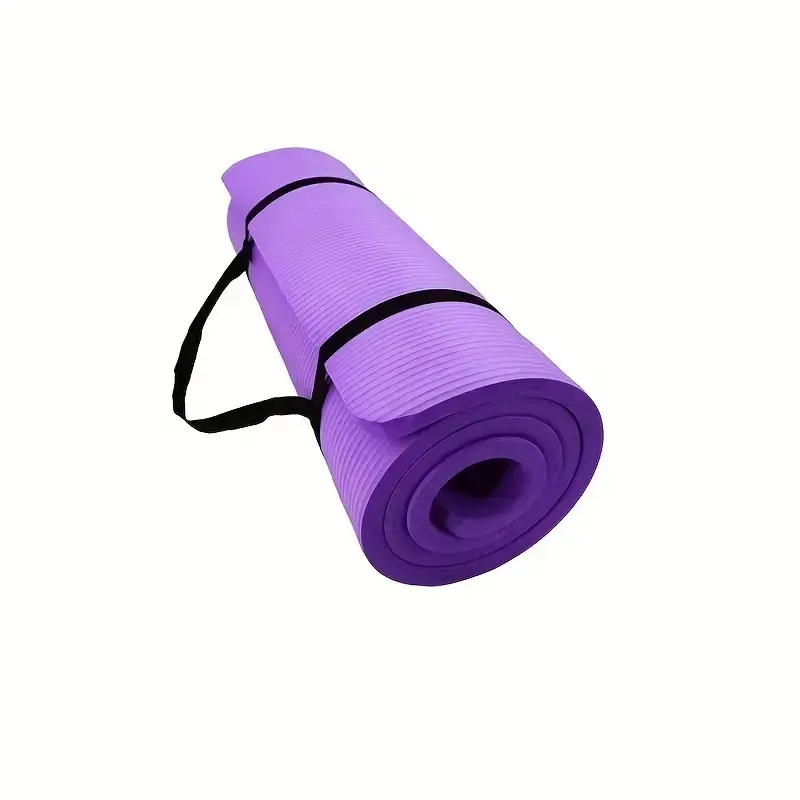 Toptan Yoga minderi kaymaz battaniye ev spor spor sağlık kilo Fitness paspaslar egzersiz Pad taşıyıcı kayış ile