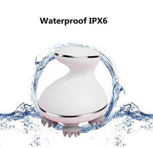 Masajeador de cabeza de Spa de 4 velocidades, luz roja, relajación, alivio del <span class=keywords><strong>dolor</strong></span>, cepillo de masaje eléctrico para el <span class=keywords><strong>cuero</strong></span> <span class=keywords><strong>cabelludo</strong></span>, masajeador de aceite para el cabello - Product Image 4