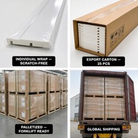 Papan Skirting Tahan Air, Peredam Suara, Fluoresen Modern, Kekuatan Tinggi PS untuk Kamar Tidur, Ruang Tamu, Gym, Villa, Sekolah