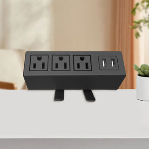 בלעדי לנו קליפ-על שקע כוח שולחן עבודה 3us 2 מודול טעינה usb 2 הנוכחי דירוג 4 + 2 יציאות פלט 3 שקעים - Product Image 6