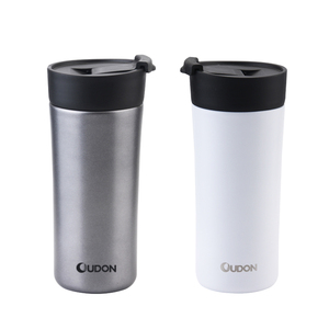 Mugs isothermes en acier inoxydable <span class=keywords><strong>OUDON</strong></span> OD1810004 de 300 ml et 450 ml, isolation sous vide, performance thermique de 6 à 12 heures - Product Image 4