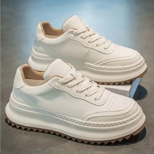 Zapatos para Hombre, Nuevo Estilo Primavera 2026, Cuero, Zapatillas Blancas, Zapatos Casuales de Alta Calidad para Hombre - Product Image 2