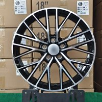 Nouvelles jantes Jihoo 18 pouces en alliage d'aluminium à rayons multiples pour passagers 18x7.0 5x114.3 CB60.1, finition noire usinée, logo personnalisé pour BYD