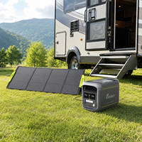 Station d'alimentation portable Fossibot F1800 1024WH, panneaux solaires, charge rapide en 40 min, longue autonomie, fonction LED SOS 1W, fonction UPS