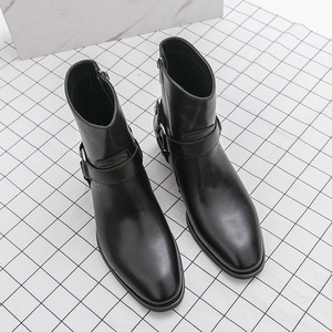 Nuevas Botas de Piel de Vacuno para Hombre, Modernas y Populares, con Diseño de Cierre de Cremallera Impermeable EVA y Estilo Slip-on - Product Image 3