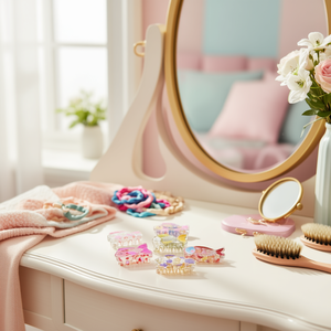 Pinzas para el pelo de acrílico con diseño de pez de 8 cm, horquillas de dibujos animados para mujeres y niñas, uso diario - Product Image 3