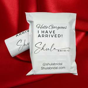 Enveloppes d'expédition écologiques biodégradables blanches sur mesure, sacs d'expédition compostables pour vêtements - Product Image 5