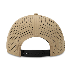 Custom PVC Patch Logo 5 Panel Men Laser Cut Hole Perforated Golf Sports <b>Cap</b> <b>Trucker</b> Hat Waterproof Gorras Baseball <b>Caps</b> Hats - Product Image 5