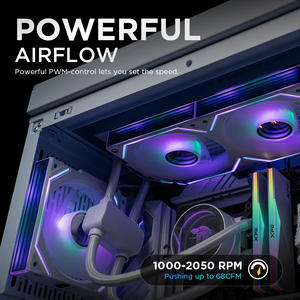 Asiahorse Dawn Pro 120mm ARGB PC <b>Fan</b> High Speed RGB Cooling <b>Fan</b> for <b>Computer</b> Case Gaming PC Build Desktop Cooling Solutions - Product Image 5