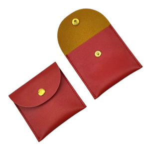 PU Leather <b>Jewelry</b> <b>Storage</b> Pouch Mini Pouch With Concealed Switch Design Customized Pouch Wholesale - Product Image 4