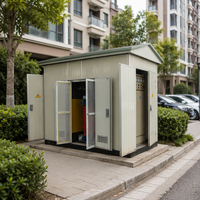 Poste de transformateur extérieur préinstallé SCB10 monté sur socle 1600 kVA 35 kV pour réduction de tension sur réseau