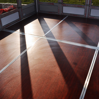 Système de plancher de cassette événement EXPO MarqueeTent alliage d'aluminium acier résistance aux UV Plswood CN;JIA taille personnalisée TF-10 70mm