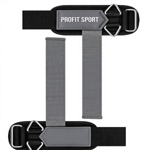 D Ring Cuff Training Straps Adjustable Wrist Support Straps with Durable Webbing for Gym Fitness Workouts <b>Heavy</b> <b>Duty</b> Adjustable - Product Image 1