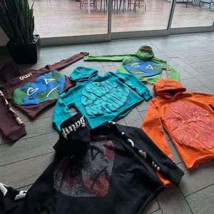 Cut Edge Blanks Hoodies Fabricante de ropa Crop Sudadera Vintage 100% Algodón French Terry Raw Hem Hoodies Hombres - Product Image 5