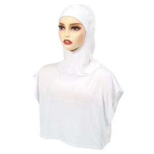 Hijab une pièce pour femmes musulmanes Casquette avec faux col Vente en gros Quatre saisons Convient aux femmes islamiques Turban Chapeau - Product Image 6