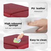 Table de massage portable haut de gamme, large, pliable et réglable en hauteur, pour usage intime et préliminaires