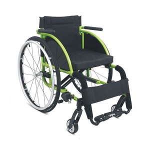 Leichter tragbarer aktiver Aluminium-Rollstuhl manuell starr Freizeit Sport klappbarer Rollstuhl für Behinderte - Product Image 1