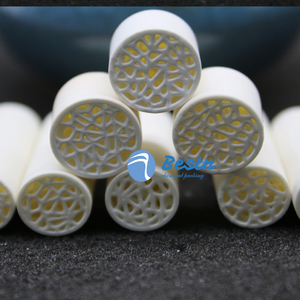Filtre en céramique moulé à haute température en zircone <span class=keywords><strong>Impression</strong></span> <span class=keywords><strong>3D</strong></span> formant une tige de filtre en céramique de zircone poreuse - Product Image 6