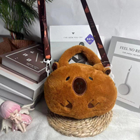Guangzhou Jouet Agent MU Mignon Pas Cher Capybara Sac Animal En Peluche Jouets Grue Machine Poupée En Gros