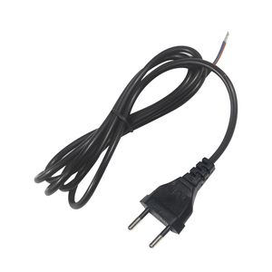 Cordon d'alimentation EU Europlug (CEE <span class=keywords><strong>7</strong></span>/16) vers fils nus <span class=keywords><strong>2x</strong></span> 0,75 mm, câblage ouvert, dénudé et étamé - Product Image 2