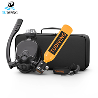 TUDIVING Bouteille gonflable personnalisable en aluminium HPA 0,5L 200bar 20mpa 3000psi pour plongée sous-marine avec masque, autonomie 6-10 minutes, vente en gros