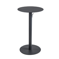 Ensemble de chaises et table de bar confortables pour l'extérieur, idéal pour bar à domicile, cour, balcon, salon de thé ou café avec fenêtre haute