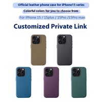 Étui de protection avec support magnétique en cuir véritable, comprend une poignée de téléphone compatible avec les étuis de téléphone portable iPhone