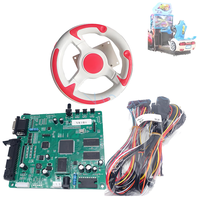 Firecar enfants Kit de jeu d'arcade contrôleur volant Circuit imprimé 12V plastique PCBA anglais Kiddie manèges pour Yinglucky