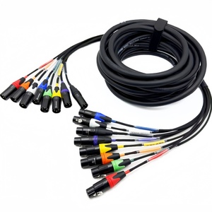 <span class=keywords><strong>Cable</strong></span> Snake Profesional <span class=keywords><strong>de</strong></span> 8 Canales para Multimedia, 8 <span class=keywords><strong>Pares</strong></span> Macho-Hembra, XLR <span class=keywords><strong>de</strong></span> 3 Pines, Audio Balanceado, PVC, Bajo Ruido, para Altavoces - Product Image 5