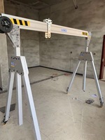 Fabrication sur mesure Grue à portique portable en aluminium de 3 tonnes 5 tonnes 10 tonnes à hauteur réglable