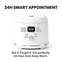 Rice Cooker 5L Multifungsi dengan Timer 24 Jam dan Fungsi Penghangat Otomatis, 9 Mode Memasak