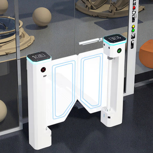 Tự động bảo mật cao tốc độ Swing turnstiles 304 thép không gỉ mã QR kiểm soát truy cập nhận dạng vân tay - Product Image 3