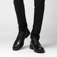Chaussures habillées décontractées en cuir véritable pour hommes, à lacets, antidérapantes, respirantes, imprimés animaliers, grandes tailles, style britannique