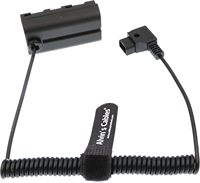 Câble d'alimentation enroulé Alvin's Cables D-Tap vers batterie factice NP-F pour Atomos Ninja V |   Shinobi, SmallHD, Feelworld Monitor etc.