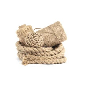 Fil naturel Corde de jute durable Texture épaisse Attache sécurisée Forme flexible Biodégradable Écologique pour l'emballage Travail Jardin - Product Image 4
